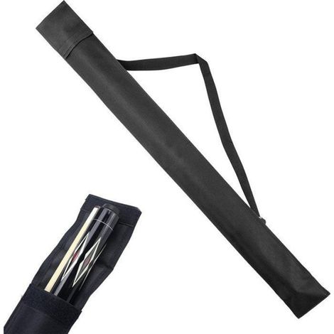 Sac A Dos Pour Queues De Billard - Housse De Rangement En Pu 80 Cm - Sac Noir Pour Queue De Billard - 1 Pièce (1/4)