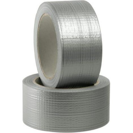 Nastro americano telato extraforte  grigio/argento 5 cm x 10 m