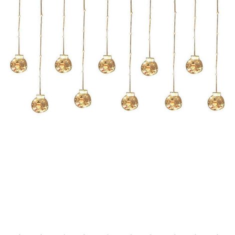 Sapin de Noël LED, guirlande lumineuse à boules à vœux, guirlande lumineuse décorative de Noël, bonhomme de neige (1/5)