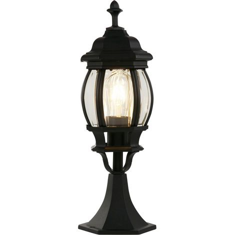 Searchlight Bel Aire Poteau extérieur 500 mm, noir avec verre transparent (1/3)