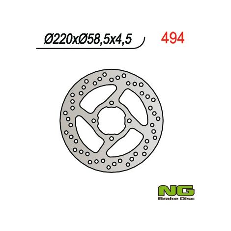 Disco de freno trasero Yamaha YFS 200 Blaster KODIAK RAPTOR BANSHEE 220 mm