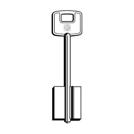 CHIAVE DOPPIA MAPPA CISA 5CS1 SILCA - OTTONE NICHELATO- 5 pezzi
