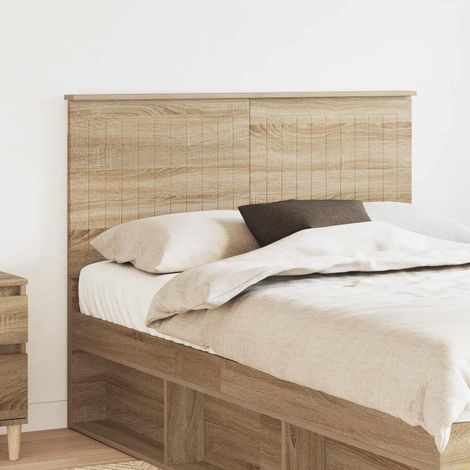 Kopfteil mit Kopfteil Sonoma-Eiche 120 cm Holzwerkstoff