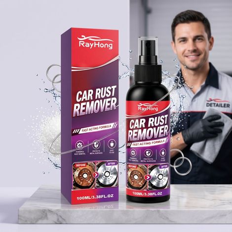 Rostentferner für Autos, Felgenrostentferner, Rostschutz, Metallreinigung und Autopflege – 100 ml -- DE (1/5)