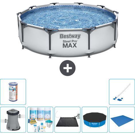 Bestway Bestway Steel Pro MAX Ronde - 305x76 cm - 8-pièces S21665 (1/5)
