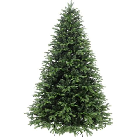KLULK Albero Di Natale Folgaria 240 Cm, Diametro 168 Cm,Verde, Apertura Ad Ombrello