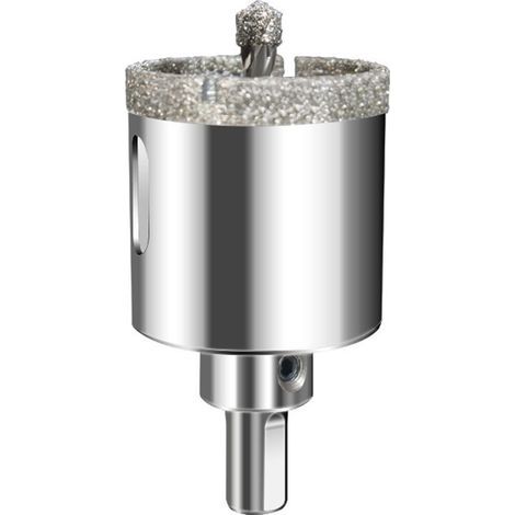 35mm Diamond Hole Saw, Diamond Drill Bit with Central Guide Drill Bit, Tile Hole Saw with Diamond Surface Coating for Cutting Glass, Tiles, Ceramics, Marble, Limestone (1/5)