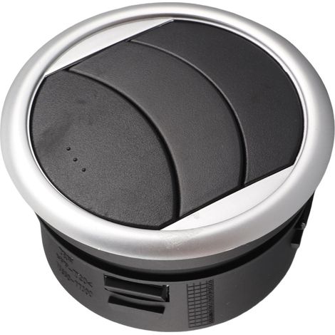 Deflector de ventilación del tablero, redondo, de color negro, con botón, repuesto para Suzuki SX4 Swift 2005-2013. (1/5)