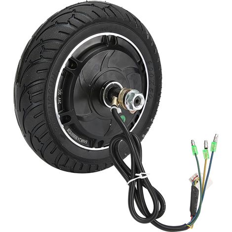 Moteur de moyeu de Scooter électrique résistant à la Pression de 350 W, Moteur de moyeu de Roue, pour Moteur de moyeu de Remplacement de Scooter électrique de 8 Pouces (1/5)