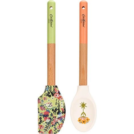 Cath Kidston Painted Table Silicone & Wood Utensil Set (1/2)