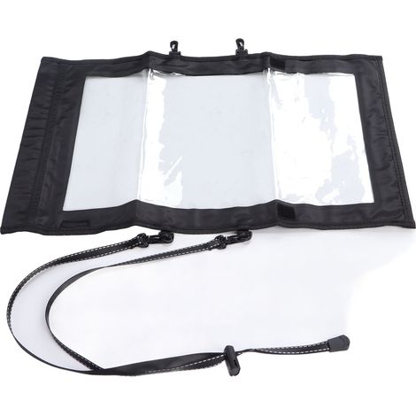 Sacoche de rangement transparente pour cartes, étanche et pliable, idéale pour la randonnée et le camping en plein air. (1/5)