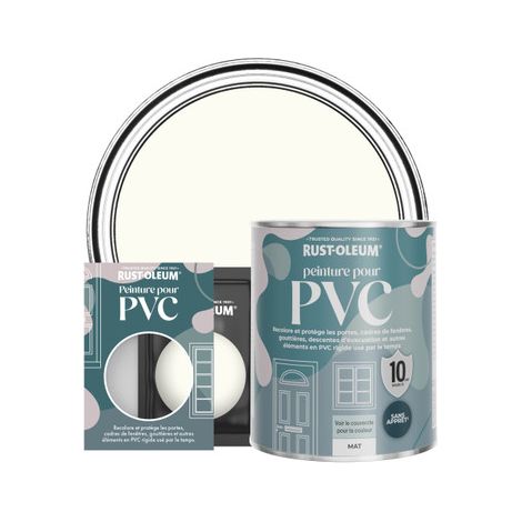 Peinture pour PVC, Finition Mate - Blanc Antique (1/2)