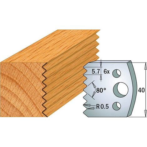 690.077 JEU DE 2 COUTEAUX KSS 40X4MM