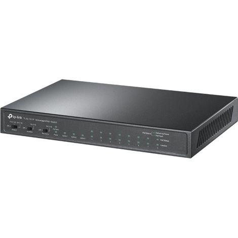 TP-LINK  Switch desktop a 8 porte 10/100Mbps + 3 porte Gigabit con 8 porte PoE+  TL-SL1311P  Non gestito  Desktop  Quantità di porte da 1 Gbps (RJ-45)  Quantità di porte SFP  Quantità di porte combo  