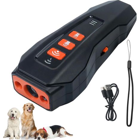 Kein Bellen mehr – Hundetrainingsgerät, Ultraschall-Bellkontrolle, Pfeifendämpfer, Abschreckungsstecker, Haustiersicherheitshilfe, Schutz vor Winseln