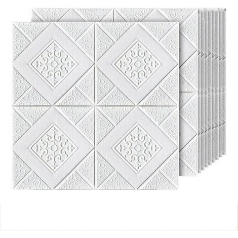 Panneau Mural 3D - Autocollant Décoratif - 35 x 35 cm - Pour Salon Chambre Enfant - Lot de 20 (1/5)