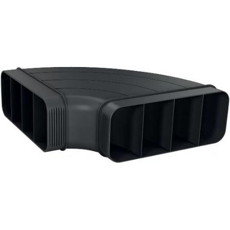 Siemens HZ9VDSB1 gomito piatto nero per cappa 90 gradi (1/2)
