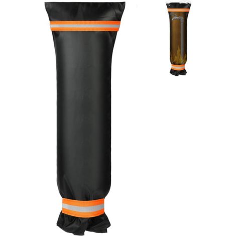 Housse antigel pour robinet jardin 64x26 cm, imperméable avec bande réfléchissante, protège du gel en hiver