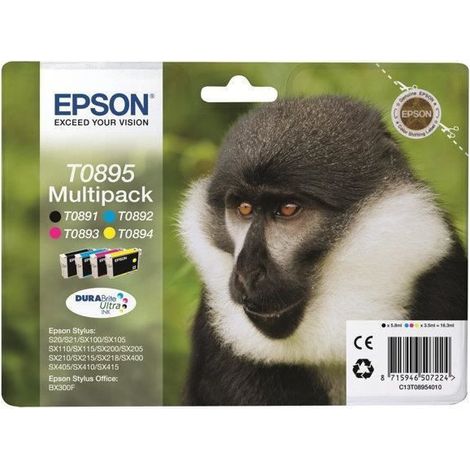 EPSON - Pack de 4 cartouches dencre - T0895 (1/2)