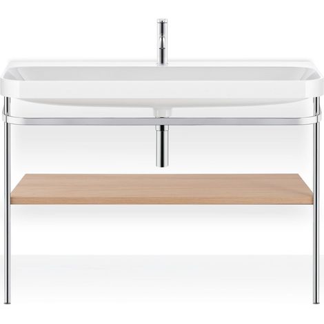 Duravit Happy D.2 Plus c-shaped Set avec console métallique,
