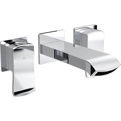 Bristan Descent Bath Filler Tap Wall Mounted - Chrome (1/2)