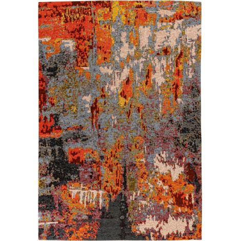 Tapis Tissé Imprimé à Motifs "Primavera III" Multicolore 80 x 150 cm (1/5)