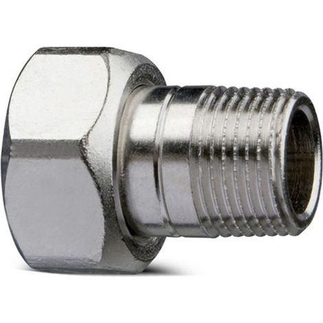 HEIMEIER Racor de conexión radiador R 1/2 x M 22, AMETAL-C niquelado, 50701516