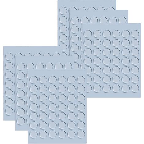 Autocollants à points adhésifs transparents,-10mm252 poteaux (1/2)