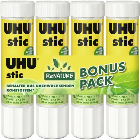 UHU Klebestift ReNATURE 21 g 48200 4 St.