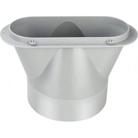 Interface de Bouche Plate 150Mm AdaptéE de Kit de Tuyau D'éChappement de Climatiseur Portable (1/5)