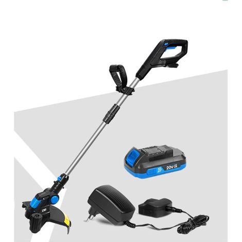Tondeuse à Gazon électrique 20V Tondeuse à Gazon sans Fil 12in Coupe-chaîne à dégagement Automatique élagage Outils de Jardin Batterie Li-ION (Color : 20V-Coil-Set1, Size : W) (1/4)