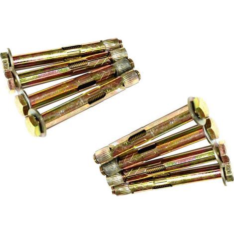 Cheville À Expansion - Boulon D Ancrage M6 X 60 Mm - Pour Béton Et Maçonnerie - 8 Pièces (1/5)