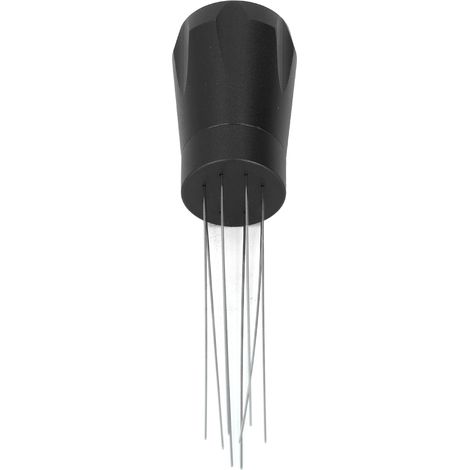 Outil de distribution de café en acier inoxydable et alliage d'aluminium, poignée ergonomique, nettoyage facile, pour café, noir avec aimant.
