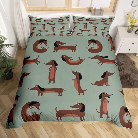 Housse de Couette et Lin pour Enfants Teckel pour Garons et Filles (1/5)