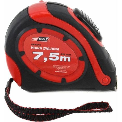 CINTA MAGNÉTICA ENROLLABLE AWTOOLS 75m 25mm (1/3)