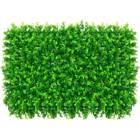 Plante Verte Artificielle Décoration Murale Fausse Herbe pour Maison Hôtel Café (1/5)
