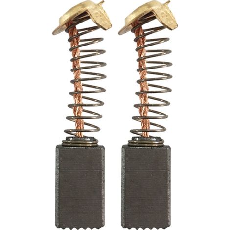 2x Kohlebürsten für Hitachi Elektro-Werkzeuge wie Winkelschleifer Schwingschleifer Gradschleifer Schrauber Schlagschrauber / Motorkohlen 6,5x7,5mm