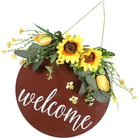 1pièce Couronne De Décoration Accueillante pour Maison Et Fête Élégant Pendentif Suspendu (1/4)