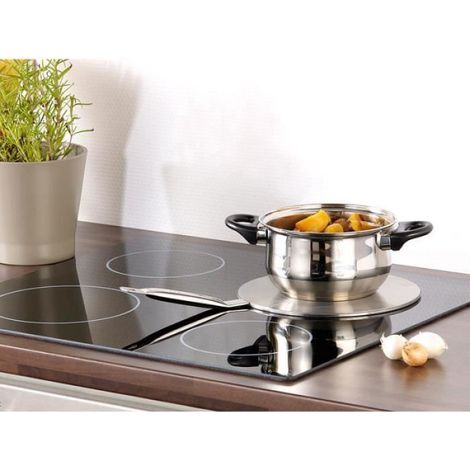 Disque adaptateur pour plaque à induction - - Gris - Casserole - 2200 Watt (1/2)