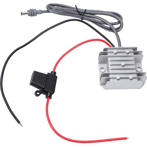 Adaptateur élévateur DC pour mini routeur 12V 24V vers 30V 3.5A, câble d'alimentation convertisseur boost avec fusible (1/5)
