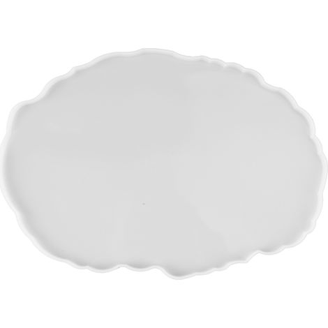Moule à fruits en silicone réutilisable, facile à nettoyer, pour plaque de fruits artisanale MD3419, moule ovale (1/5)