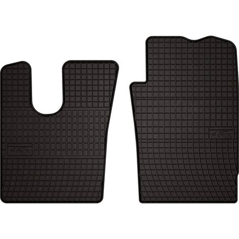 Tapis de sol en caoutchouc pour camions Scania R et S (2016-) - noirs, sur mesure (1/5)