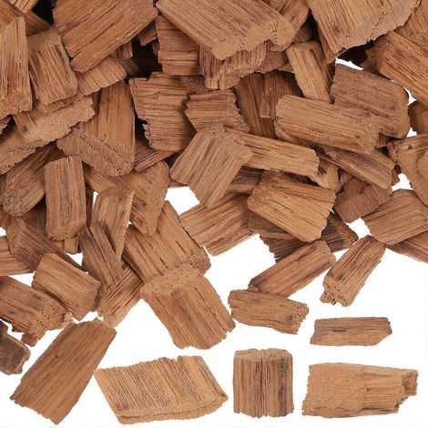 paquet de copeaux de chêne pour vinification, brassage du vin, copeaux de chêne français (légèrement toastés)-1.50X1.50X0.20CM (1/3)