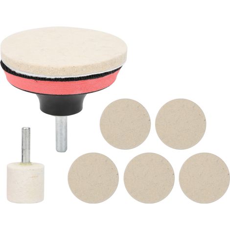 Kit de polissage pour pare-brise de voiture : poudre d'oxyde de cérium 100 g, tampons de polissage inclus. (1/5)