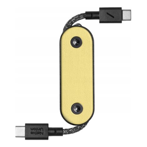 Native Union Pocket Cable - USB-C - USB-C-Kabel, 17 cm (Zitrone) (1/3)