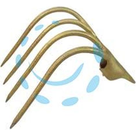 FORCA A 4 DENTI PIEGATI DA STALLA