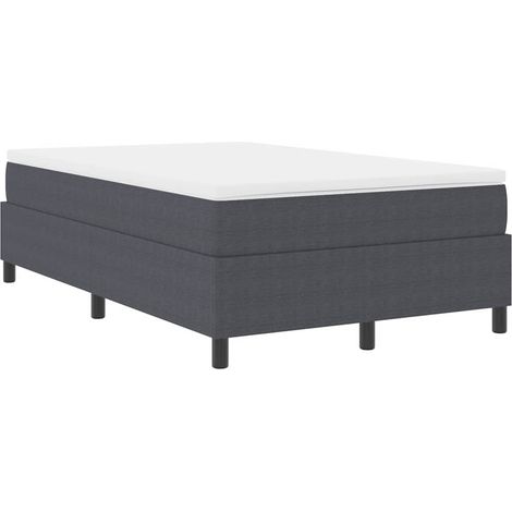 Maison Exclusive - Letto a molle Grigio Scuro e Bianco 120 x 190 cm