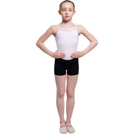 Frygia - Ballettshorts für Kinder, schwarz Frygia Gymnastik- und Tanzshorts, schwarz, Größe 122/128 (1/5)