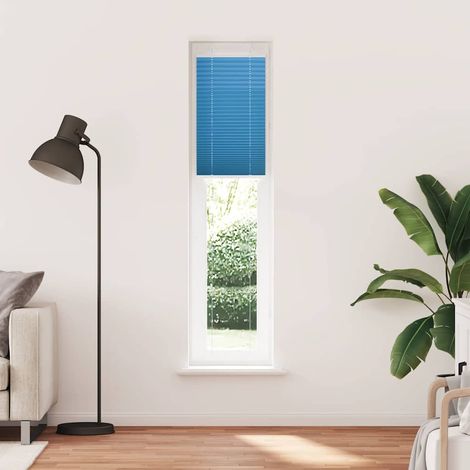 Maison Exclusive - Tenda Plissettata Blu 40x200 cm Larghezza Tessuto 39,4 cm