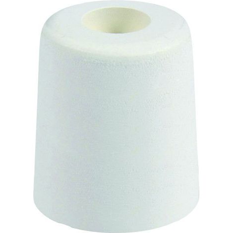 Civic Industrie Paraurti da terra Elastom bianco 32 mm